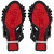Christian Louboutin Floralou 100 Mm Sandals Nappa Leather And Suede Black