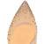 Christian Louboutin Follies Strass Sling Pumps 70mm Fishnet Nude
