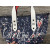 Christian Louboutin Frangibus Toile Tote Bag Graphic Canvas and Leather Navy