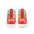 Christian Louboutin Fun Louis High-top Women Sneakers Patent Leather And Fabric Happy Loubies Print Multicolor