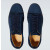 Christian Louboutin Fun Louis Junior Low-top Sneakers Veau Velours Navy Blue