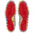 Christian Louboutin Fun Louis Junior Sneakers Wamims Printed Calf Multicolor