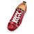 Christian Louboutin Fun Louis Junior Spikes Flat Version Loubi/black Leather