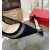 Christian Louboutin Galativi Pumps 85mm Mesh and Suede Black