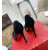 Christian Louboutin Galativi Pumps 85mm Mesh and Suede Black