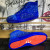 Christian Louboutin Galaxtitude High-top Sneakers Suede Blue