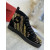 Christian Louboutin Galvalouis Spikes Suede High-Top Sneakers Black