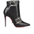 Christian Louboutin Giddylina Booty 100 Mm Low Boots Calf Leather Black