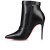 Christian Louboutin Giddylina Booty 100 Mm Low Boots Calf Leather Black