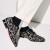 Christian Louboutin Greggy Chick Oxfords Velvet Royal Embroidery Black