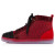 Christian Louboutin High-top Lou Spikes Orlato Black/loubi Polyester