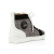 Christian Louboutin High-top Lou Spikes Orlato Version Grey Calf