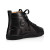 Christian Louboutin High-top Louis Spikes Black/black/bk Calf Sneaker