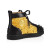 Christian Louboutin High-top No Limit Flat Black/gold Calf