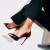 Christian Louboutin Hot Chick 100 mm Pumps Specchio Leather On Fire Multicolor
