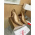 Christian Louboutin Hot Chick 100 Pumps Strass Embellished Leather Gold