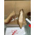 Christian Louboutin Hot Chick 100 Pumps Strass Embellished Leather Gold