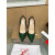Christian Louboutin Hot Chick 100 Pumps Strass Embellished Leather Green