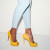 Christian Louboutin Hot Chick Alta 120 Mm Pumps Nappa Leather Pollen