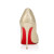 Christian Louboutin Hot Chick Pumps 100 mm Laminated Leather Gold