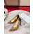 Christian Louboutin Hot Chick Pumps 100mm Patent and Calf Hair Leopard Print Brown