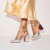 Christian Louboutin Jane Pump 85 Mm Pumps Specchio Leather Silver