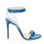 Christian Louboutin Jonatina 100mm Sandals PVC & Patent Leather Blue