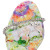Christian Louboutin Just Queen 100mm Mules Pvc And Calf Leather Blooming Print Multicolor