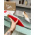 Christian Louboutin Kate Ballerina Flats Sequin Fabric Silver