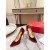 Christian Louboutin Lipchick Pumps 100mm Velvet Red