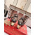 Christian Louboutin Lipsita Queen Patent Leather Sandals 55 Black