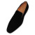 Christian Louboutin Loafers Marquees Black/gold 1n Velvet
