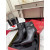 Christian Louboutin Lock So Kate Ankle Boots 100mm Calf Leather Black