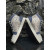 Christian Louboutin Lou Pik Pik High-top Sneakers Denim and Strass Blue White