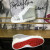 Christian Louboutin Lou Pik Pik Strass High-Top Sneakers Calfskin White