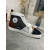 Christian Louboutin Lou Spike High Top Sneakers Calf Leather Multicolor