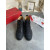 Christian Louboutin Lou Spikes 2 High Top Sneakers Calf Leather Monogram-jacquard Black
