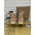 Christian Louboutin Lou Spikes Donna Flat Women Sneakers Glittered and Patent Leather Pink Gold