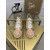 Christian Louboutin Lou Spikes Donna Flat Sneakers Glittered and Patent Leather Pink Gold