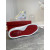 Christian Louboutin Lou Spikes High-top Sneakers Metallic Leather White Silver