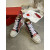 Christian Louboutin Lou Spikes Orlato Flat Women High-top Sneakers Leather Multicolor