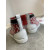Christian Louboutin Lou Spikes Orlato Flat High-top Sneakers Leather Multicolor