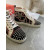Christian Louboutin Lou Spikes Orlato Flat Patent Leather Multicolor