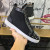 Christian Louboutin Lou Spikes Orlato High-top Sneakers Nubuck And Leather Black White