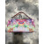 Christian Louboutin Loubi54 Satin Clutch Bag Multicolor