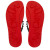 Christian Louboutin Loubi Black Rubber Flip Flop