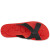 Christian Louboutin Loubi Cross Sandal Mule Rubber Black Red