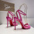 Christian Louboutin Loubigirl 100 mm Sandals Patent Leather Fuchsia