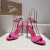Christian Louboutin Loubigirl 100 mm Sandals Patent Leather Fuchsia