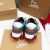 Christian Louboutin Loubishark Men Sneakers Suede and Leather White Blue